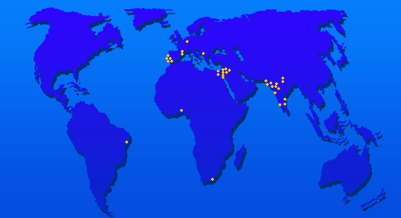 World Map Plants and Feasibility studies